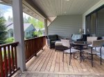 Spacious porch with BBQ
